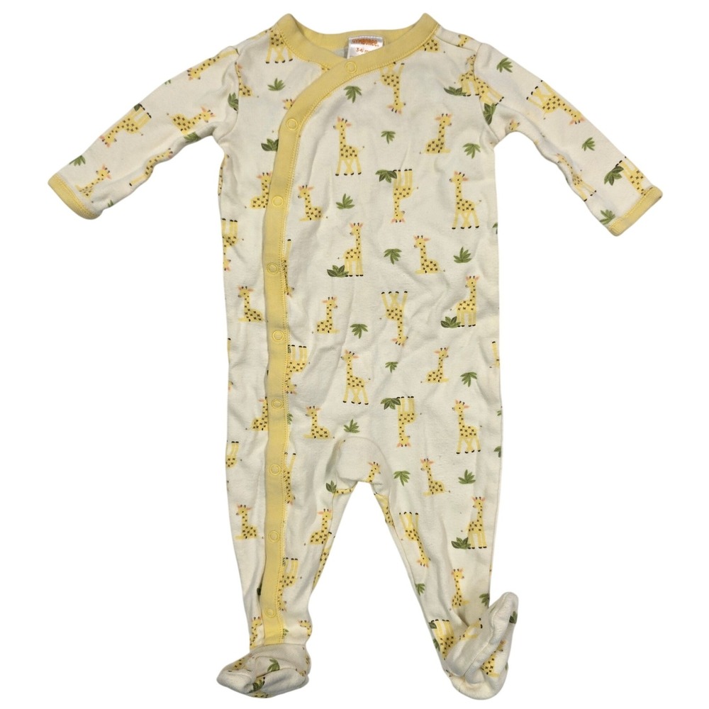 Baby Girl Boy Clothes Gymboree 3-6 In The Jungle Giraffe Outfit VTG Y2K 2007